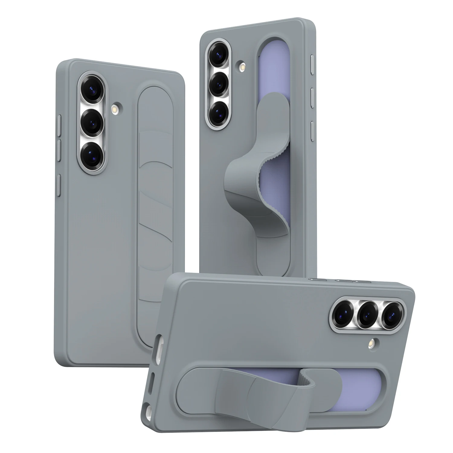 

Чехол для телефона с браслетом Smart Control для Samsung Galaxy S23 S24 S25 Plus, ультра невидимый браслет, умный мягкий противоударный чехол