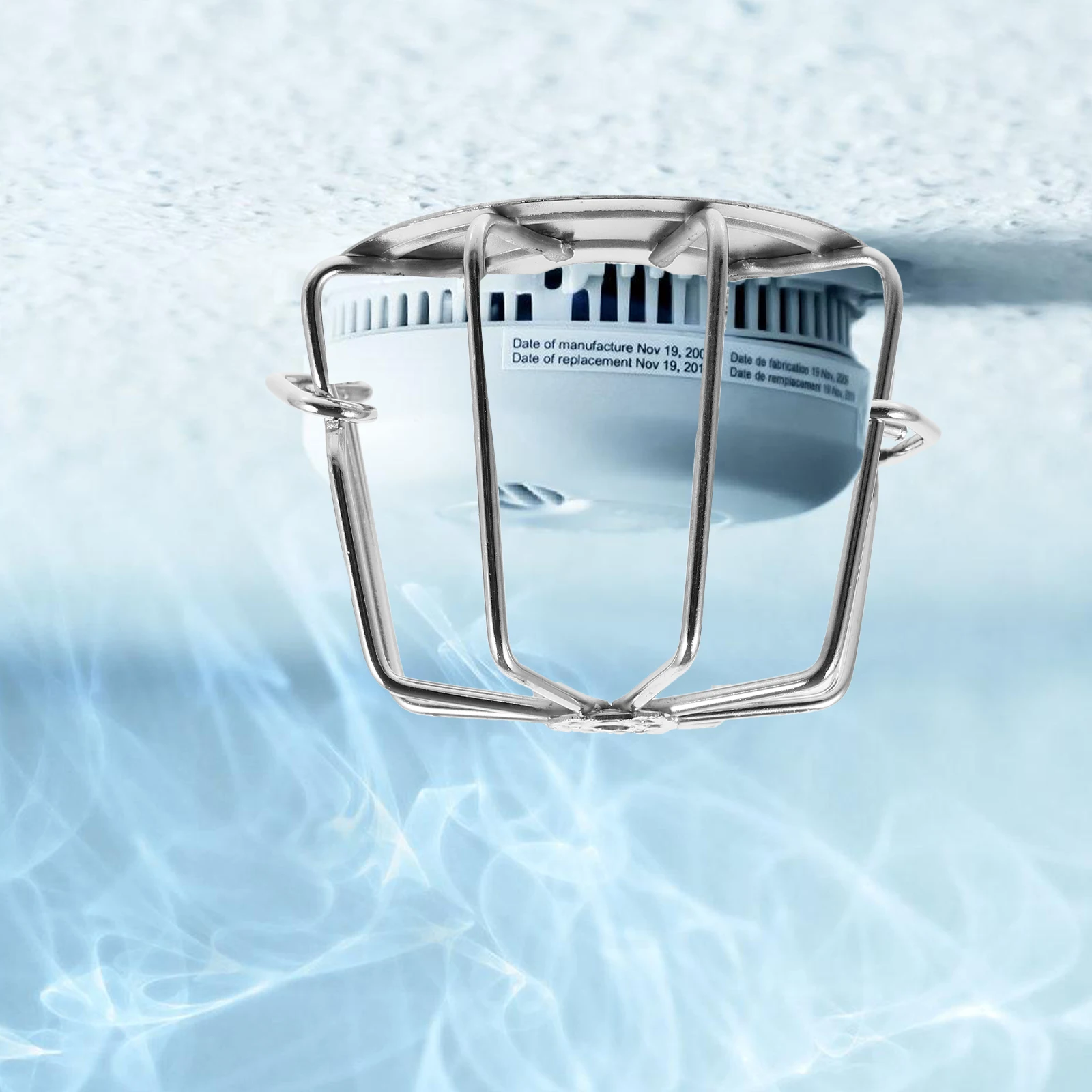 غطاء رأس رش الحريق من الفولاذ المقاوم للصدأ، تصميم غير قابل للإزالة، حلقة رش حريق سهلة التركيب