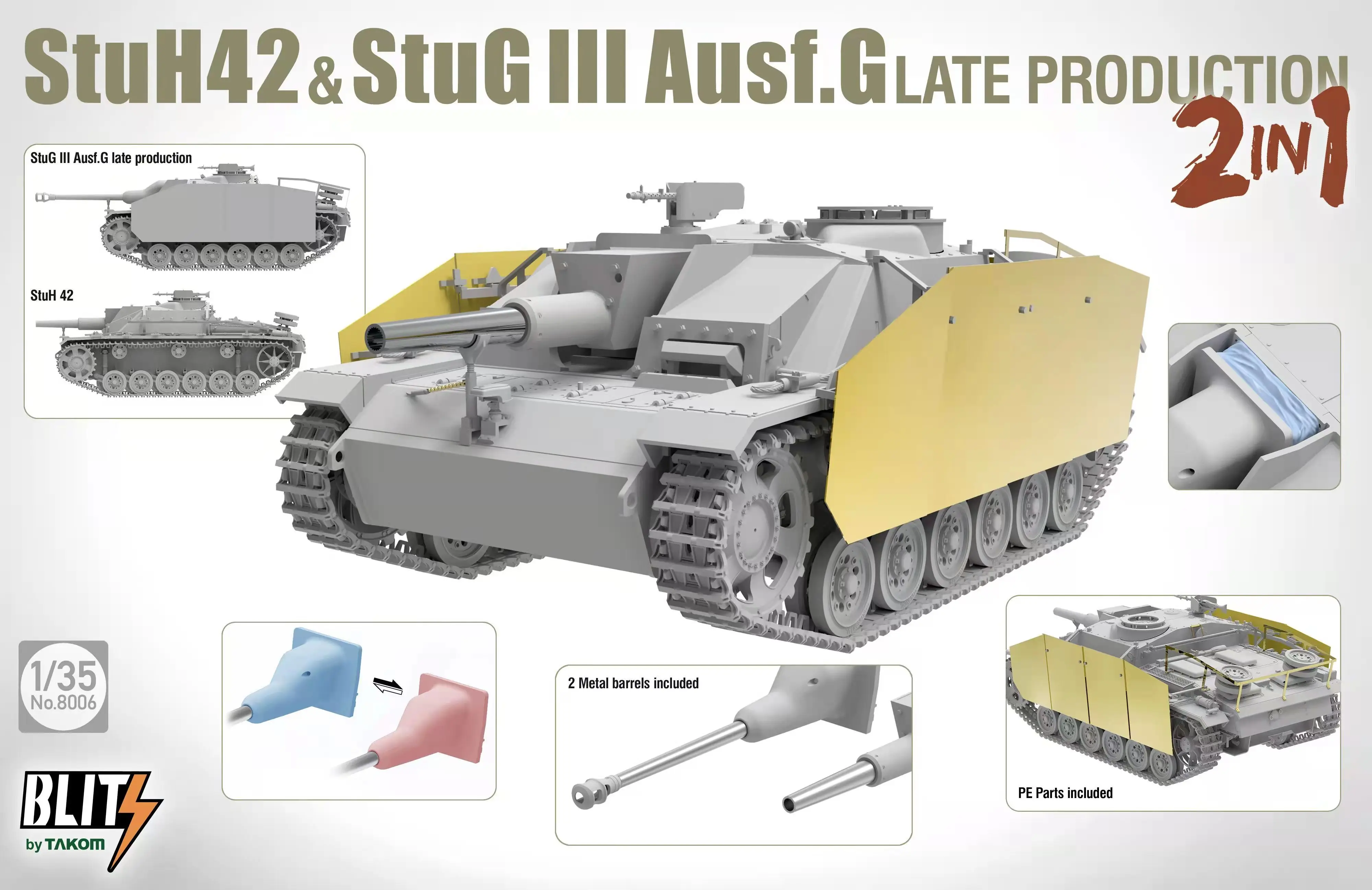 TAKOM 8006 1/35 StuG.III Ausf.G Late Production