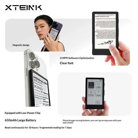 Электронная книга GigaRush XTEINK X4, 16 ГБ, с подсветкой — пример использования