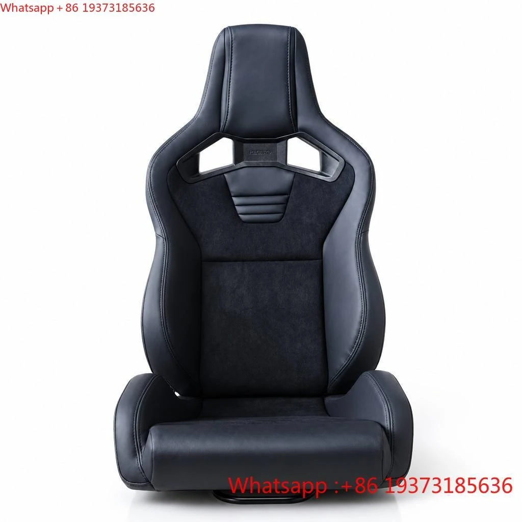 For Heated Carbon Fiber Racing Bucket Seat Leather  Suede, High Back Adjustable Car Seat, 2 PCS in Stock Ready to Ship