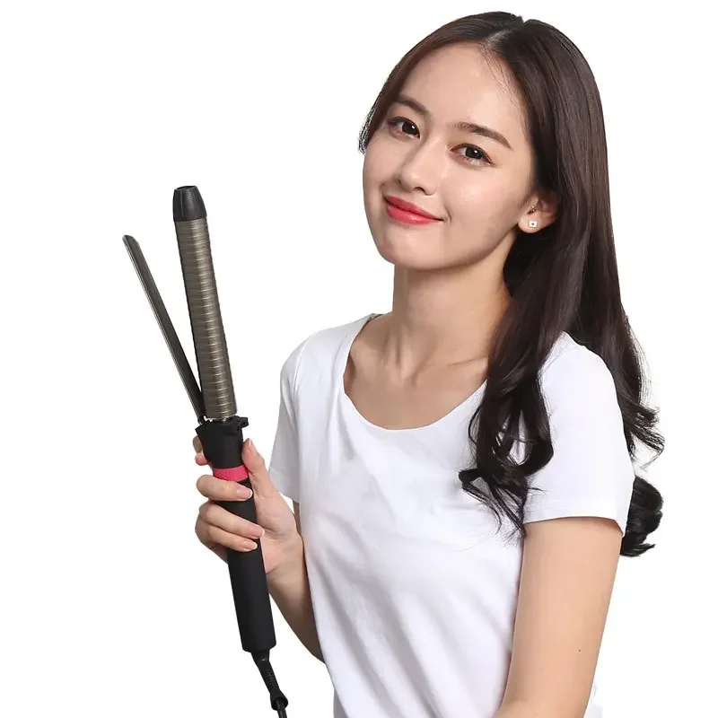 

Hair Styling Tools Rotating Curling Iron Wand LED Wand Curlers Professional Ceramic Hair Curler 240V EU Socket