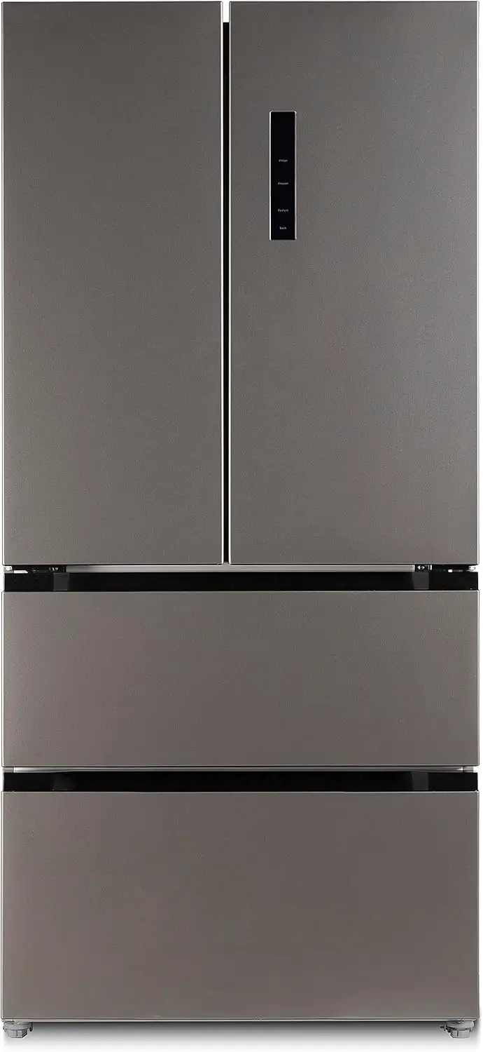 Frost Free French Door Refrigerator, 18-Cu.Ft, Metallic