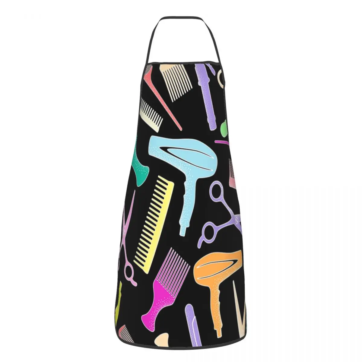 Salon Hair Dressing Tool Pattern Kitchen Chef Cooking Baking Apron Women Men Hairdresser Barber Gift Tablier Cuisine Gardening