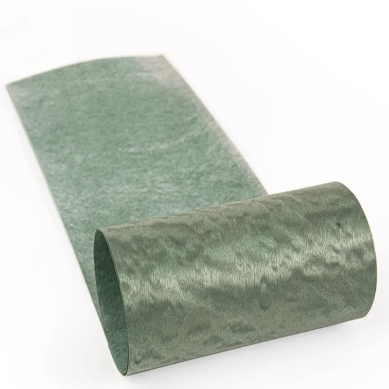 Natürlich gefärbtes kugelförmiges Sabili-Massivholzfurnier, Dekoration, Möbel, Lautsprecher, handgefertigtes Holzleder, L: 2,5 Meter, B: 32 cm, T: 0,25 mm