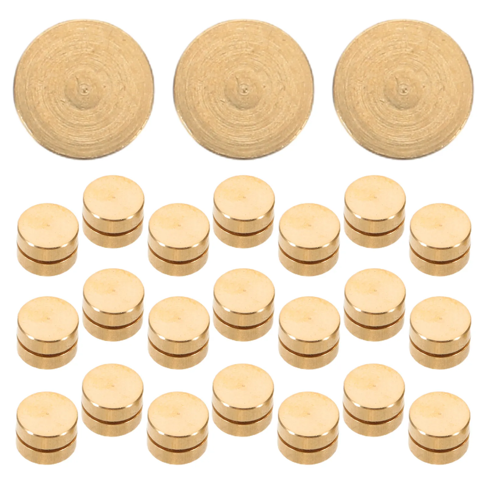 

25Pcs Mini Metal Rotating Bearings 0.5x0.5x0.35cm DIY Craft Bearing Accessory for Jewelry Ornament Swivel Base Decoration