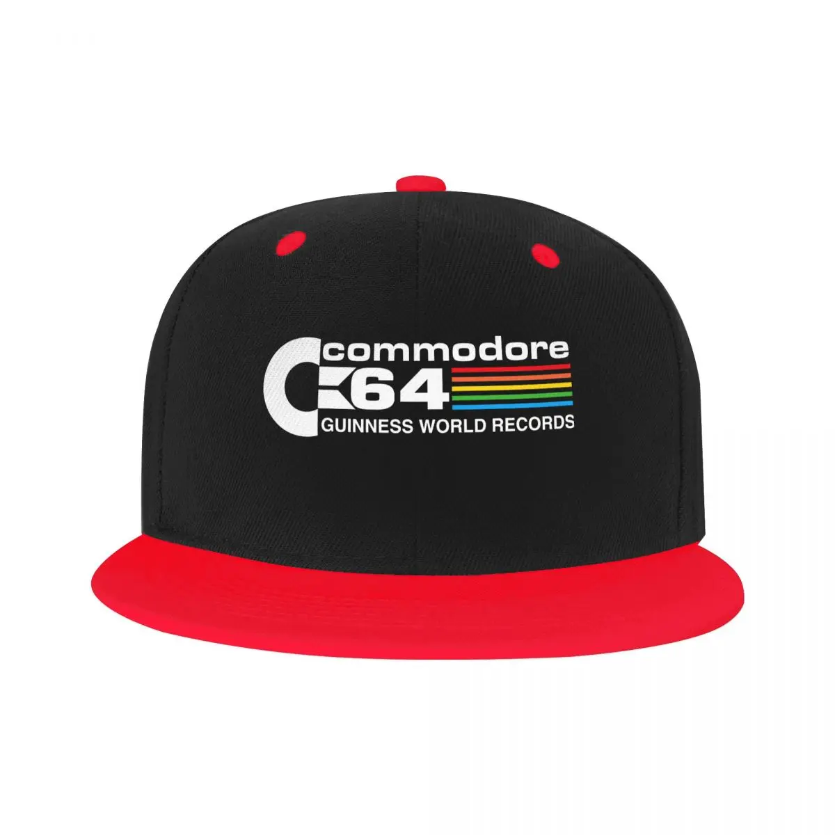 

Custom Cool Commodore Logo Baseball Cap Women Men Computer Geek Flat Snapback Hip Hop Dad Hat Streetwear