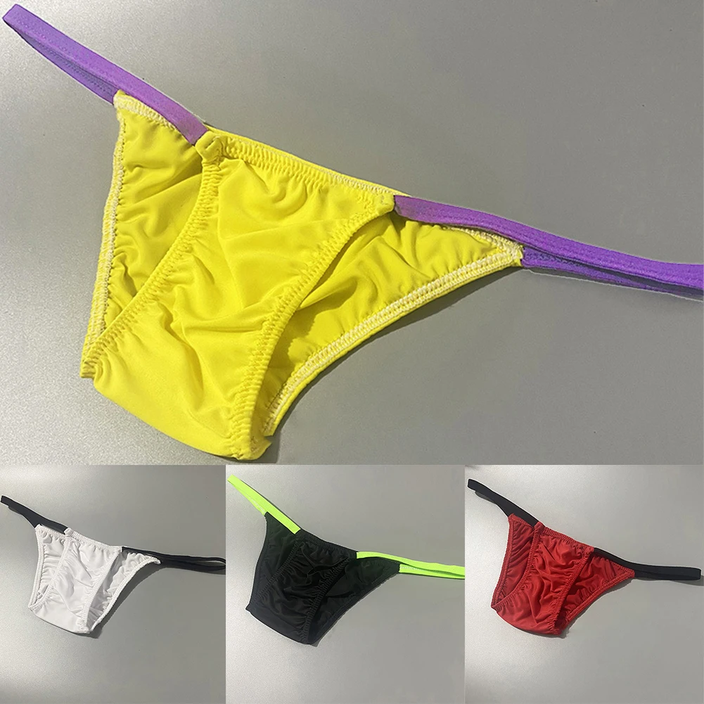 

Men Enhance Pouch From 18 For Men Thong Men's Panties Bikini Sex Toys Briefs Posing Brazilian Underwear Low-rise Soft Jockstrap