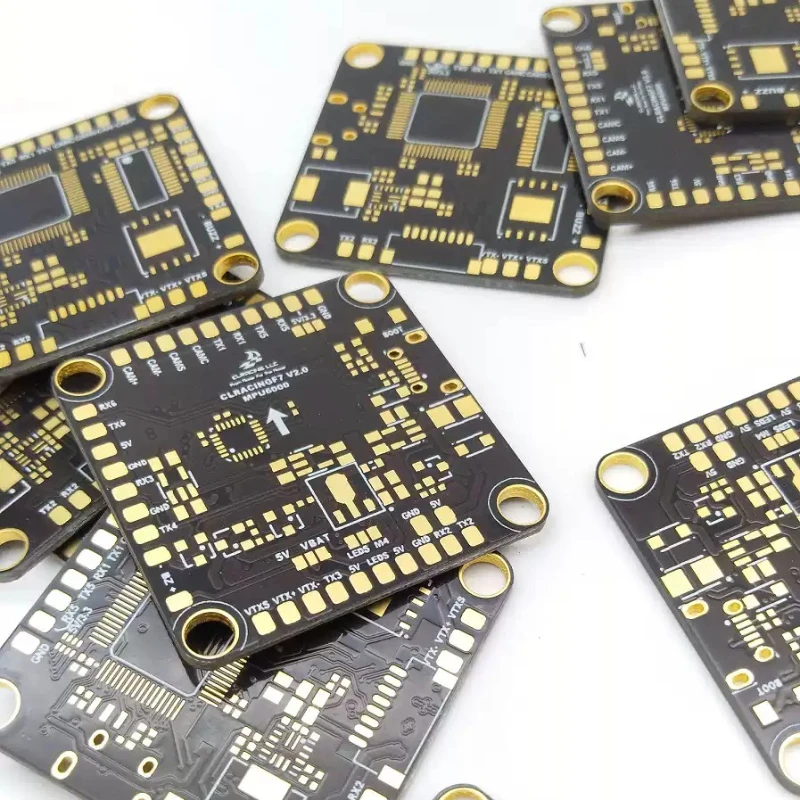 5Pcs Gold Plated Soldering Training PCB Board, SMD Welding Practice Kit for FPV Hobbyists