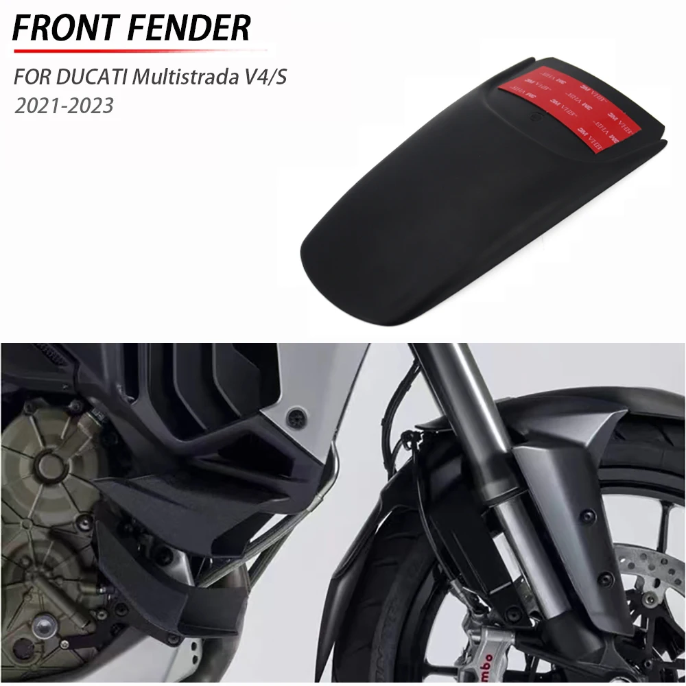 

NEW Motorcycle Front Rear Wheel Hugger Extension Mudguard Extender Fender Splash Guard For Ducati Multistrada V4 S V4S 2021 2022