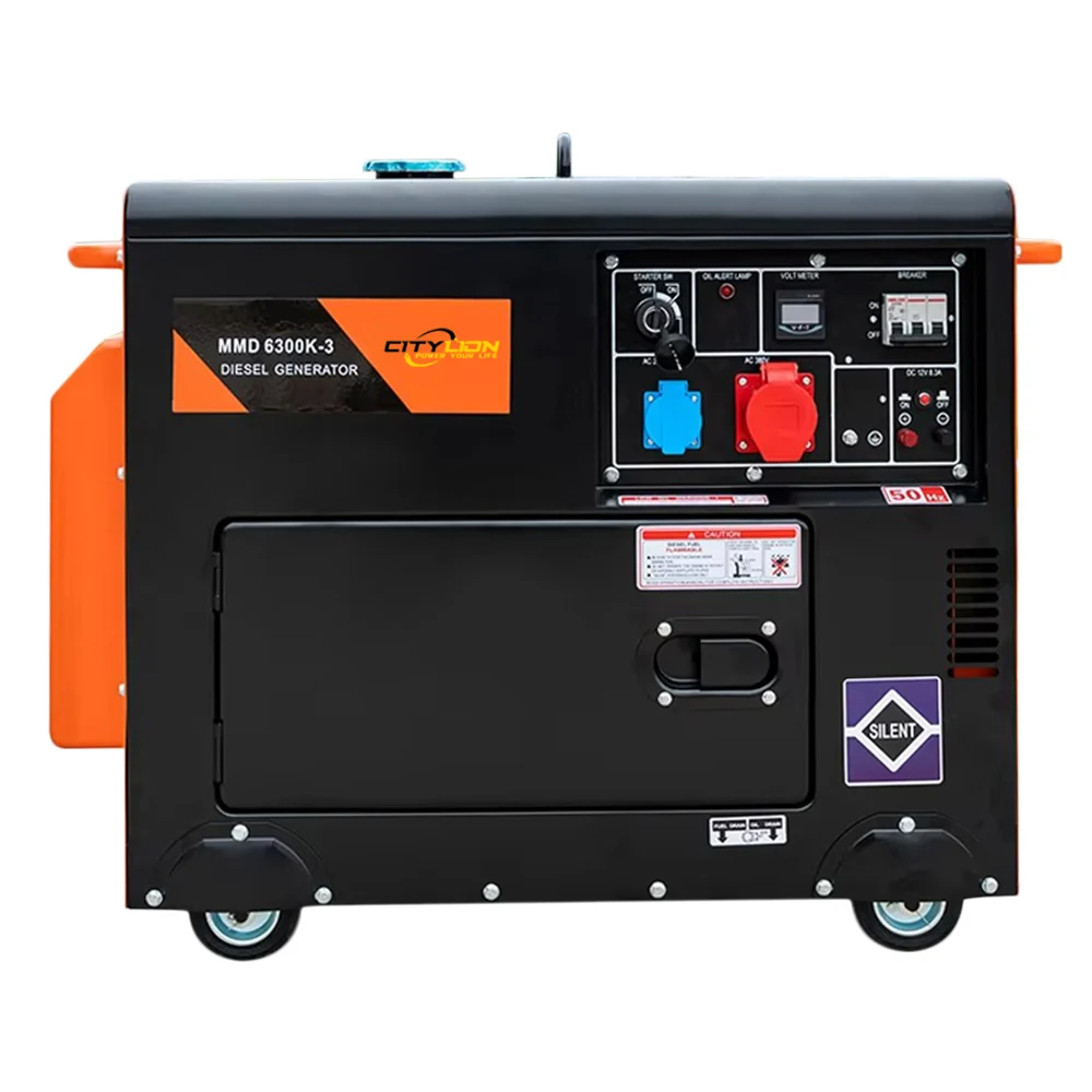 

CITY LION 5-10kW 5-10kVA Open Frame Silent Type Diesel Generator with Remote Start Auto Start ATS Trifasico 50 Hz