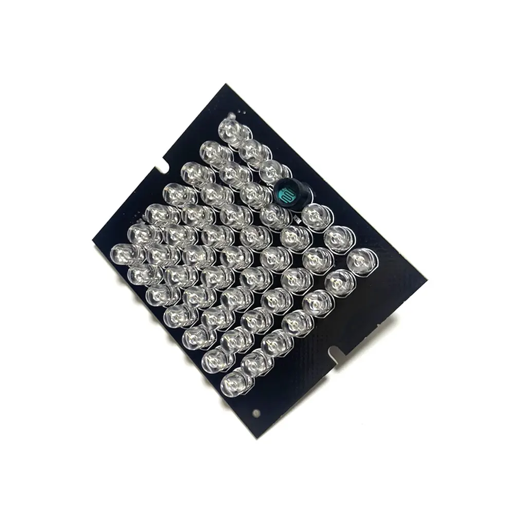 Illuminateur Invisible pour la Sécurité CCTV, 940NM, Infrarouge 60 Résistant, 48 LED, Lumières IR, PCB, Caméra IR, DC 12V, Nouveau