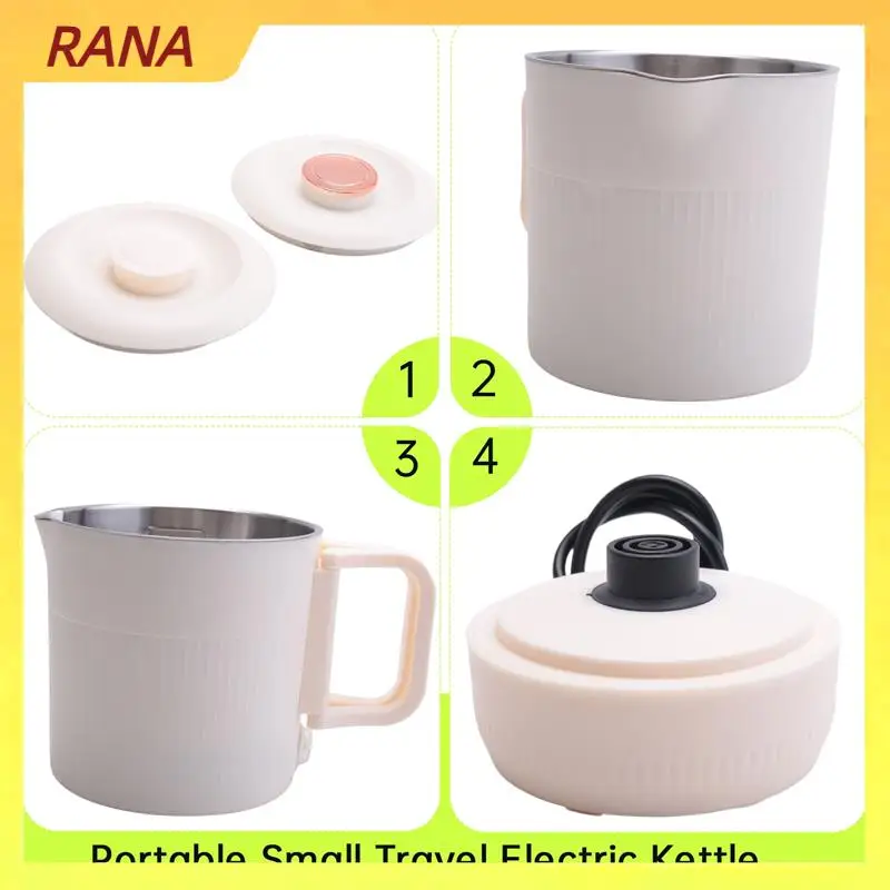 RANA-olla arrocera multifuncional 3 en 1, hervidor eléctrico portátil de viaje pequeño, Cocina eléctrica plegable para el hogar, olla caliente con enchufe estadounidense