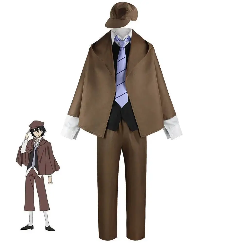 

Anime Cosplay Costume Edogawa Ranpo Cosplay Halloween Costume Detective Costume
