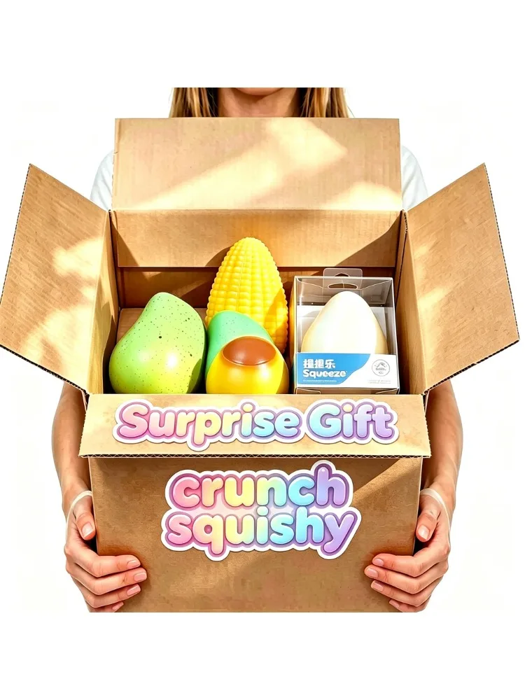 Crunch Squishy Blind Box, Mango Crunch Squishy, Soap Crunch Squishy, Cheese Crunch Squishy, Squishy mit vielen koreanischen Bewertungen
