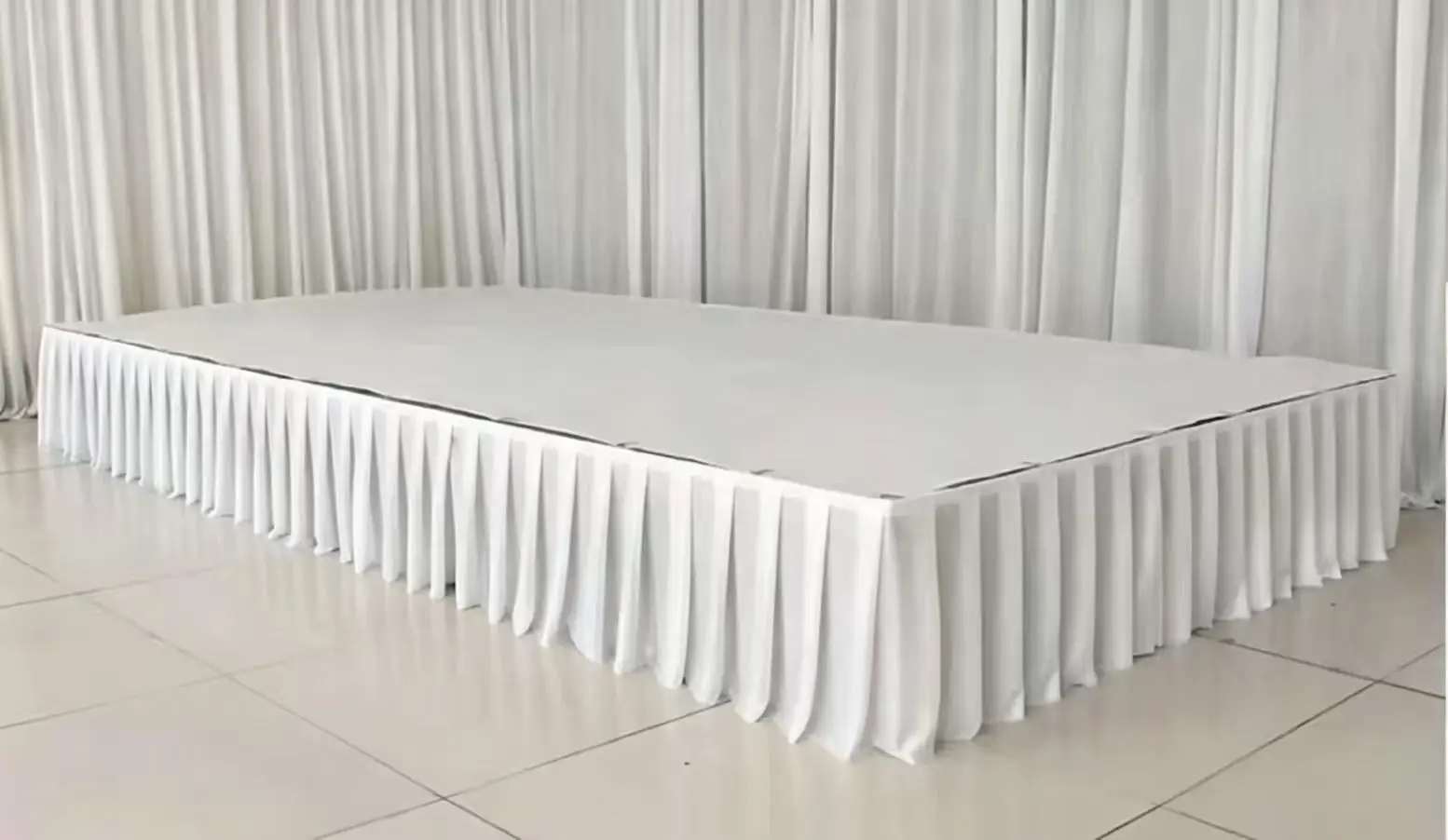 Table Skirts Gold For Birthdays Event Party Wedding Table Skirt Banquet Stage Table Skirting Table Cloth Baby Shower Decoration