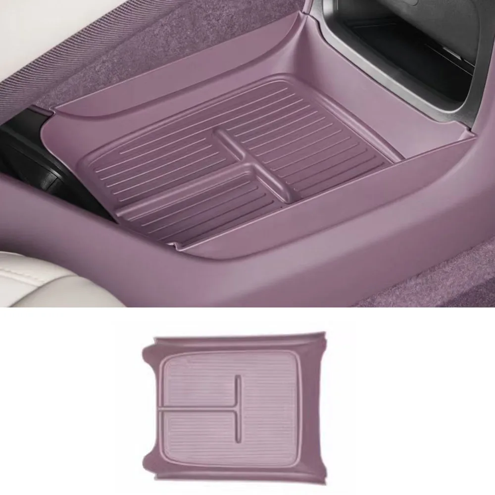 

Подходит для Xiaomi YU7 2025, нижний ящик для хранения с центральным управлением, ящик для хранения с высоким краем, аксессуары для салона автомобиля, модификация