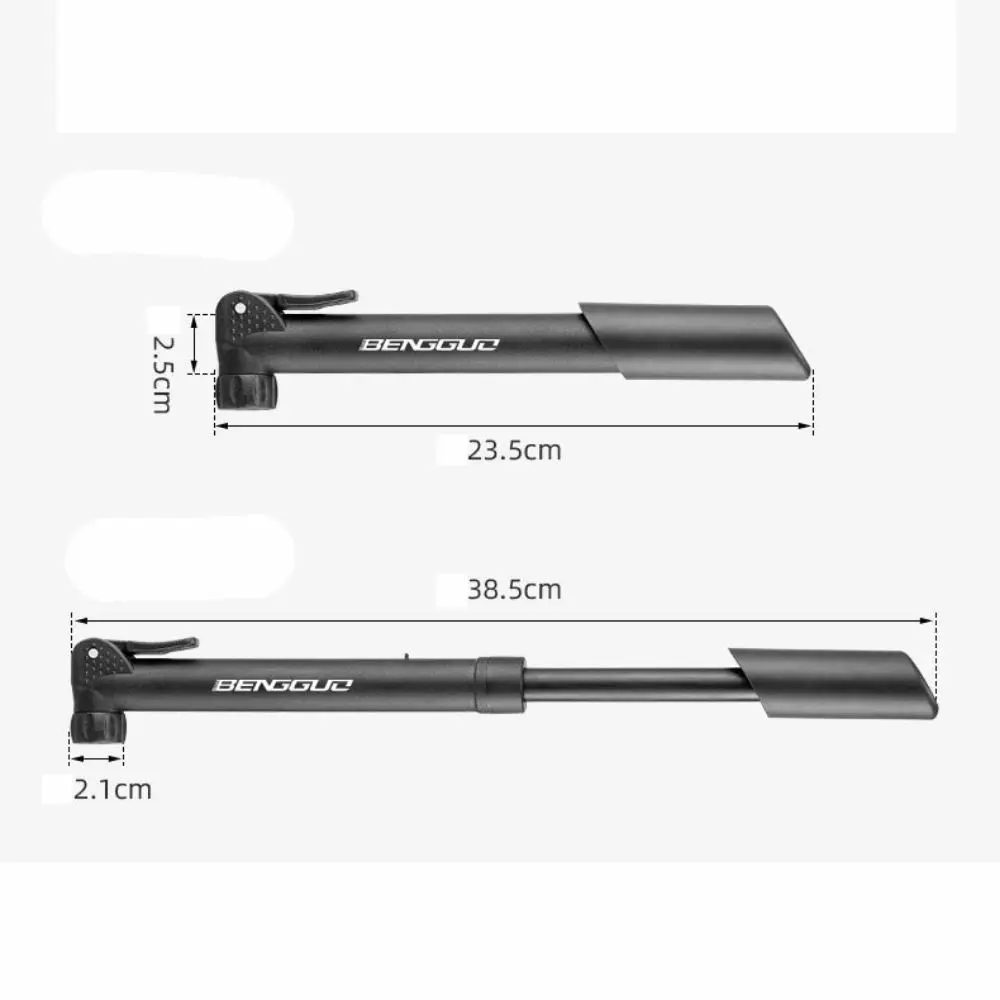 ملحقات الدراجة الهوائية 80 رطل لكل بوصة مربعة مضخة هواء يدوية عالية الضغط منفاخ إطارات الكرة مضخة دراجة #6