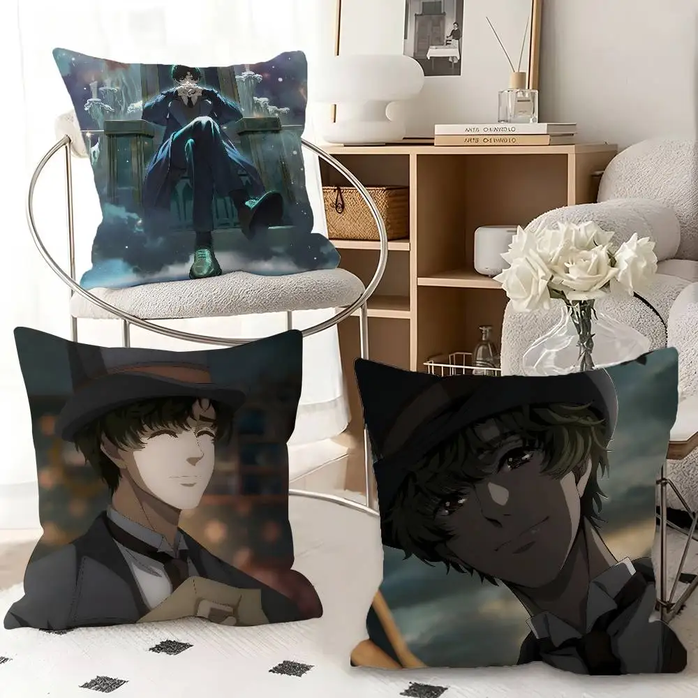 1pc Anime L-ord Of M-ysteries K-lein M-oretti Pillow Case Fashion Square Pillowcase Bedroom Sofa Room Ins Decoration Leisure