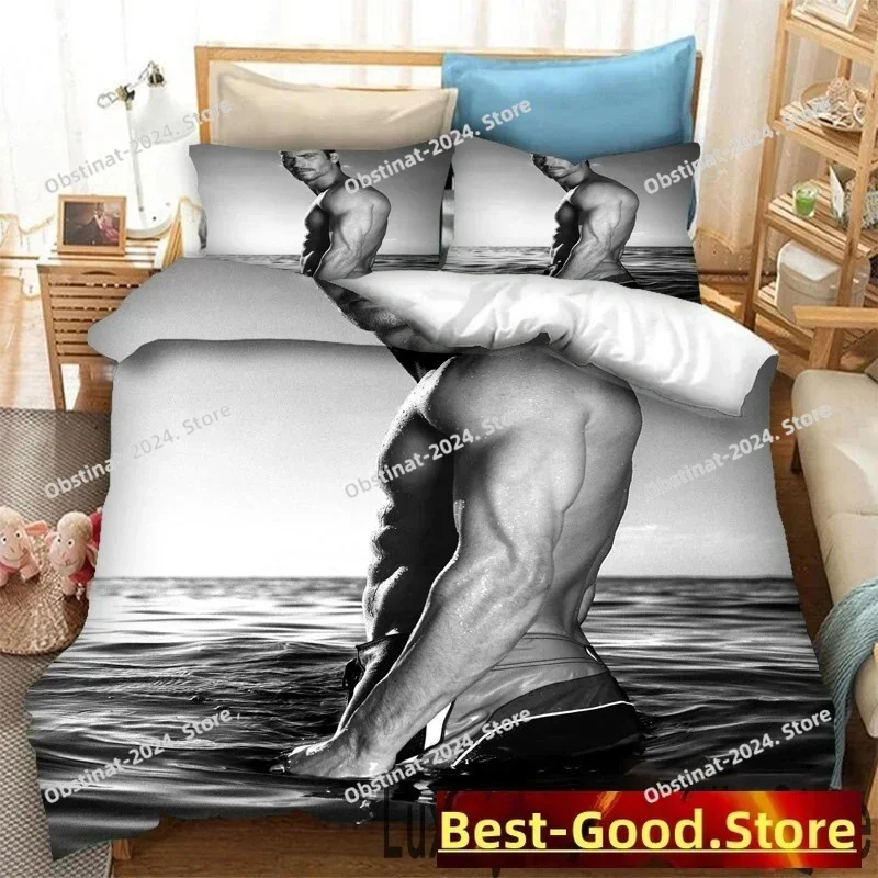 3D Print Paul Walker Bedding Set Double Twin King Duvet Cover Comforter Pillowcase Boys Girls Adults Bedroom
