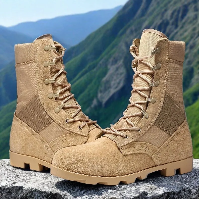 

2025 New Hiking Shoes For Men Black Khaki Sport Mountain Shoes Man Anti Slip Outdoor Boots Mens Trekking Shoe