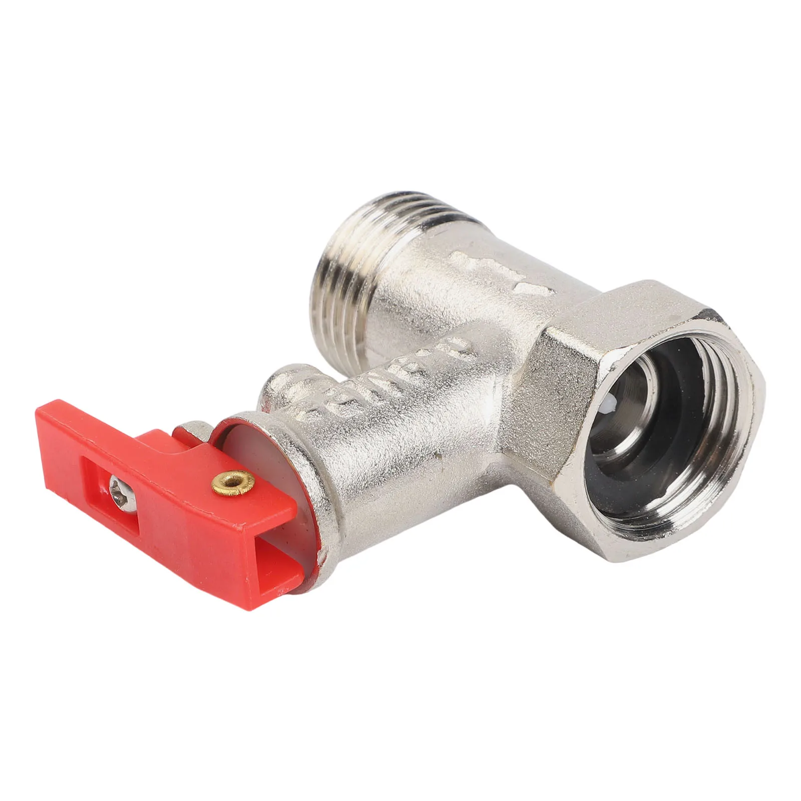 Safety Pressure Relief Check Valve DN15 Brass Adjustable For Protection In Boiler Systems Replacement Tool Accessories
