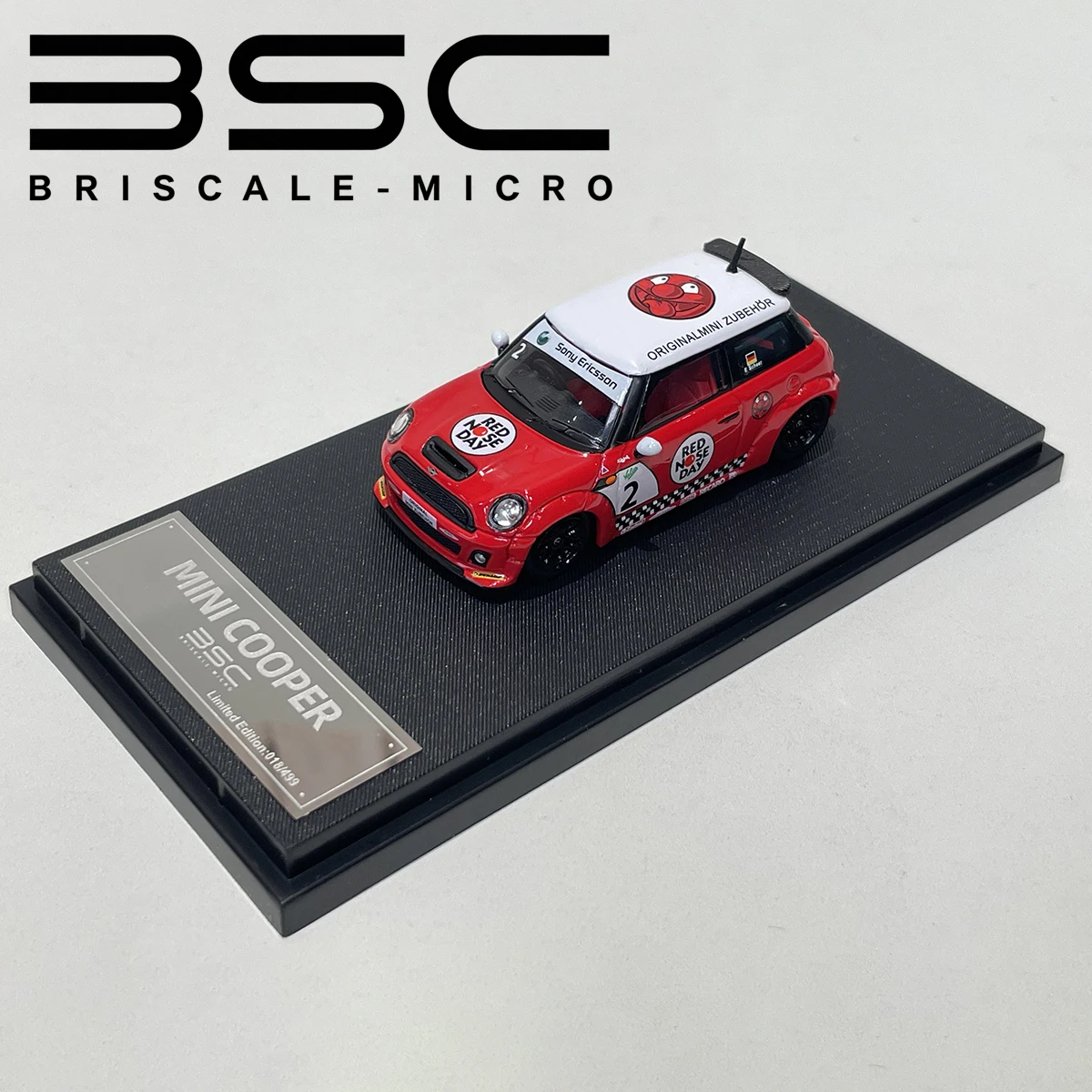 TPC 타임 마이크로 BSC 1:64 BMW 미니 쿠퍼 문 아이즈/레인보우/슈프림/LBWK 리버리 다이캐스트 디오라마 자동차 모델 컬렉션 장난감 재고 있음 썸네일 4