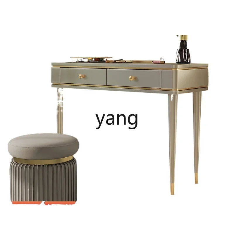LH light luxury dressing table, corner dressing table storage cabinet integrated luxury bay window