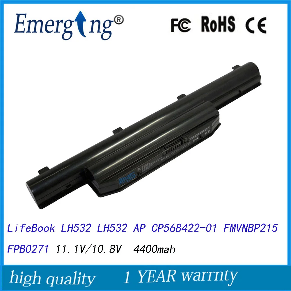 10.8V New Laptop Battery For Fujitsu LifeBook LH532 AP CP568422-01 FMVNBP215 FPB0271 BP334  FPCBP335