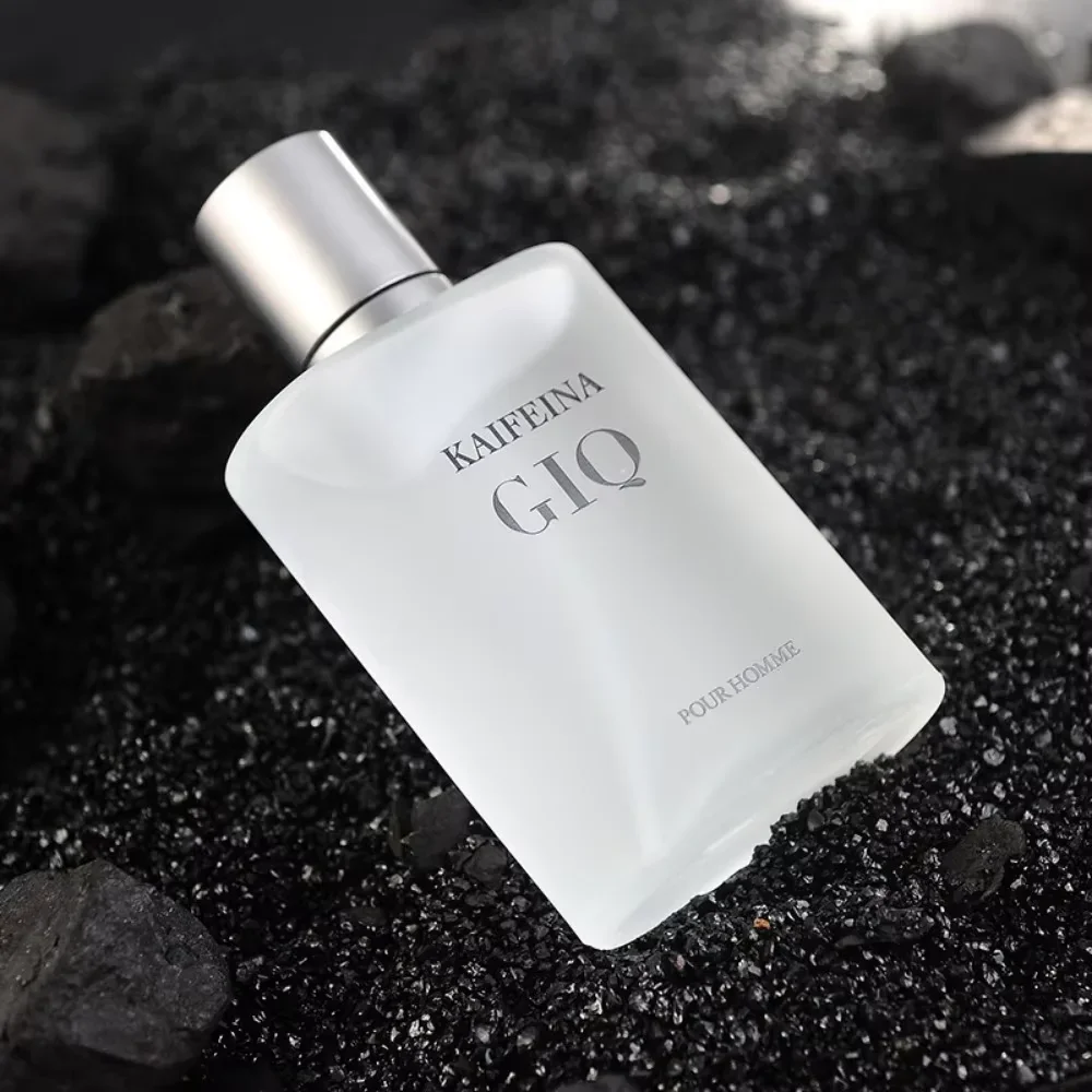 تعبير العواطف من خلال عطر كولونيا يدوم طويلاً باللونين الأبيض والأسود للرجال، رذاذ عطر يمزح فرمون 50 مل أوم #3