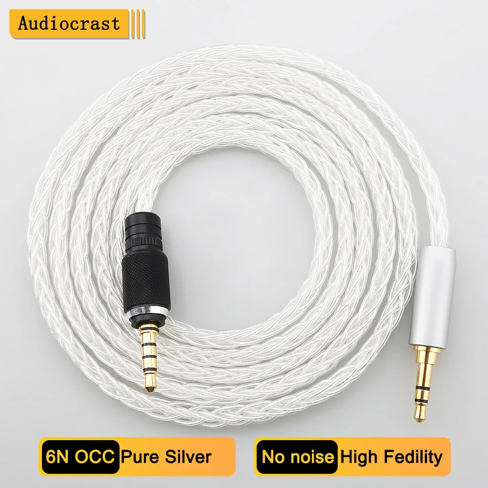 

Audiocrast 8 Core 100% Pure Silver Upgrade Cable For Sony MDR-M1 MDR-MV1 MDR-M1ST