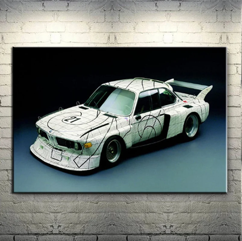 

Wall Art Canvas Retro Collection Power M3 E30 Super Car Poster Painting Living Room Home Decor Picture Print Framework