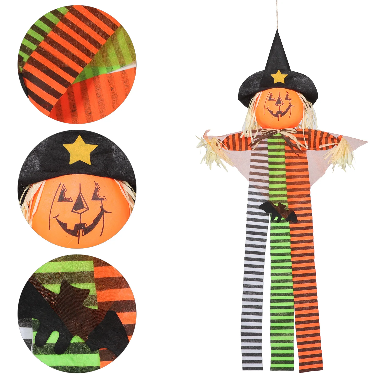 

The Tree Pumpkin Hanging Decoration Halloween Birthday Decorations Cloth Indoor Party