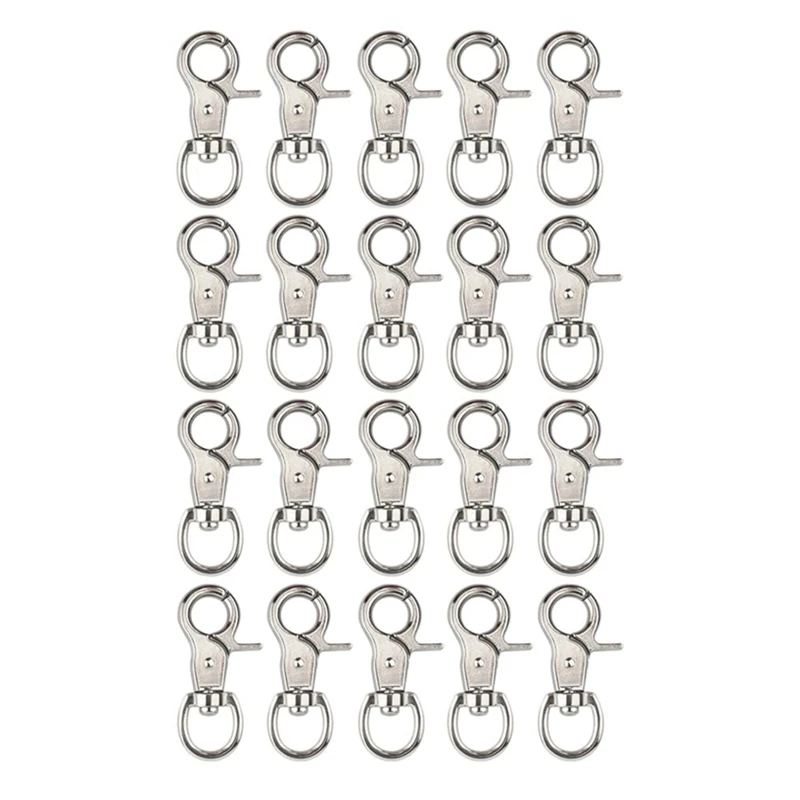 

Heavy Duty Swivel Snap Hooks Metal Clasps Lanyard Clips Trigger Snaps For Pet Cage Key Chains