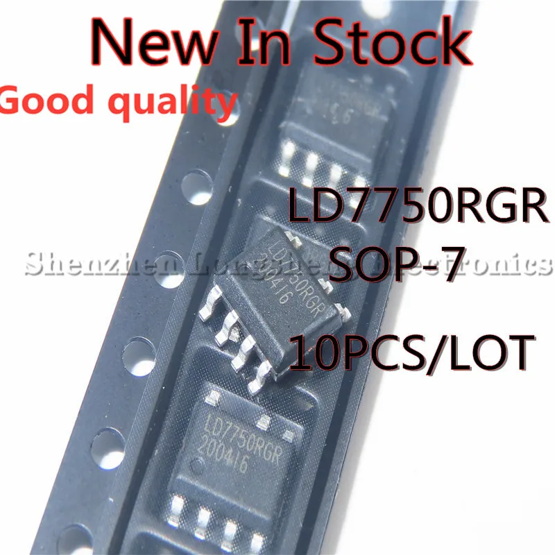 10PCS/LOT LD7750 LD7750RGR SMD SOP-7 LCD power chip New In Stock