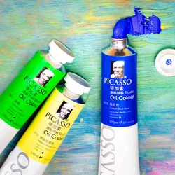50/170ML Large-capacity Oil Paint for Beginners Special Lightfastness Good Color Rich Artist Painting Creation Supplies