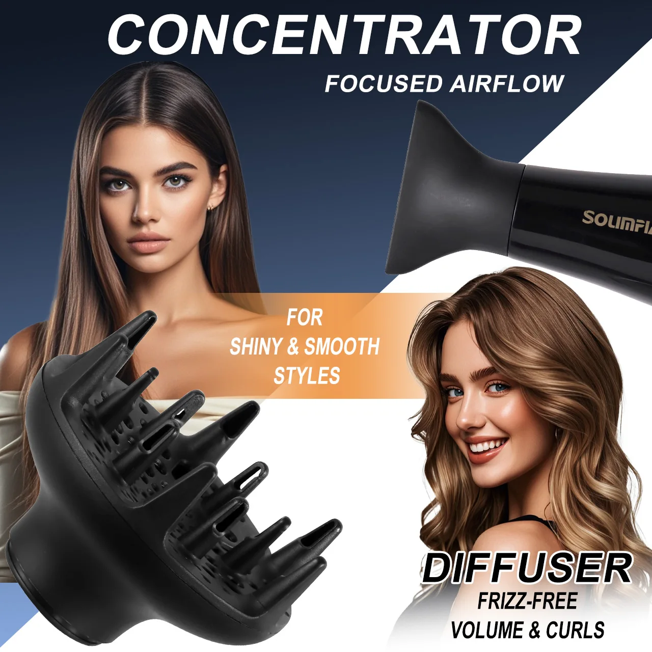 6-Level Professional Hair Dryer Salon Industrial Grade Quick Drying High Temperature Hair Styling Tool Barbecue for Home gallery 4