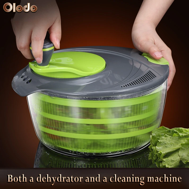 

Vegetable dehydrator Vegetable filling drying machine Washing vegetable dehydrator fruit salad manual vegetable spinner