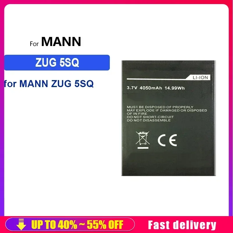 

Мобильный телефон батареи 4050 мАч для смартфона MANN ZUG 5SQ для AGM A8