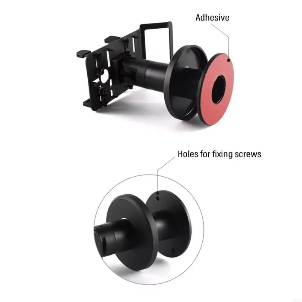 Soporte Universal para Terminal de tarjeta de crédito, instalación adhesiva, rotación de 360 grados, soporte para máquina POS, garras ajustables atornilladas