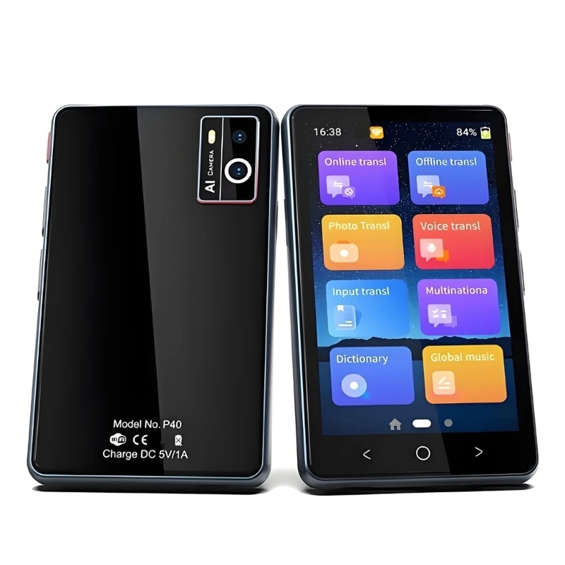  Handheld Translator Machine For Business Meetings with 60Seconds Voice Recording
