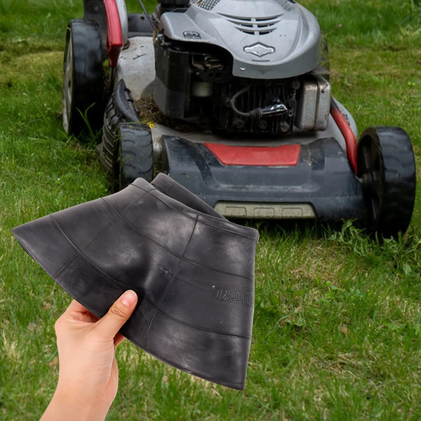 

15X6.00-6 Thickened Straight Stem Inner Tube For Lawn Mower Wheelbarrow Tractor Pneumatic Rubber Tire Replacement Durable