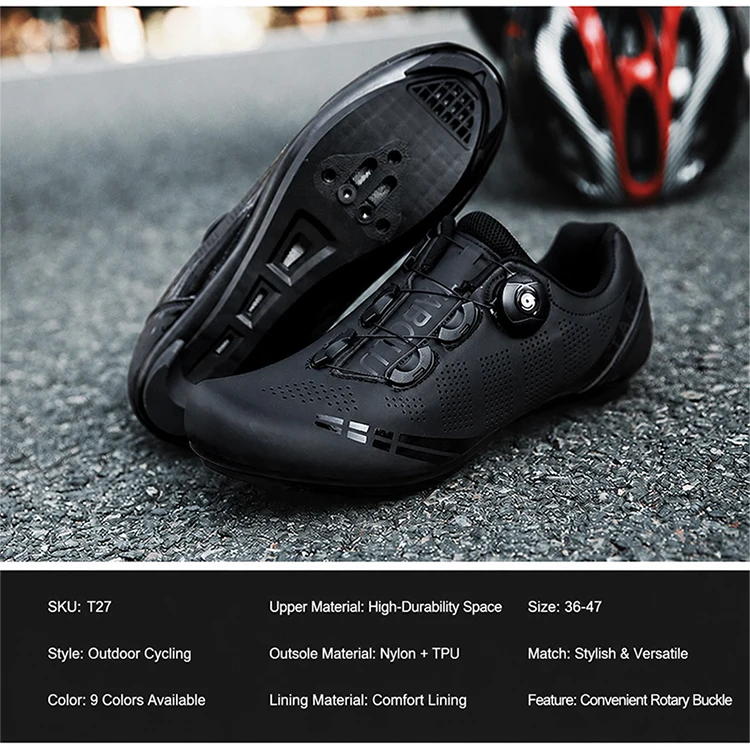 Rennradschuhe Upgrade Hochwertige Herren-SPD-Selbstverriegelungs-Rennradschuhe Damen Outdoor Atmungsaktive Radschuhe – Detail 4
