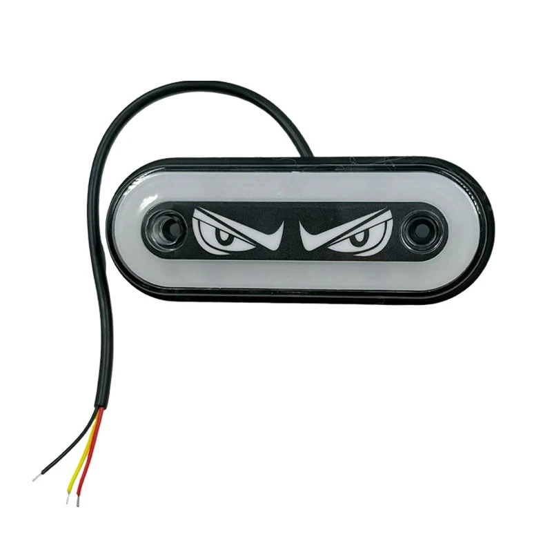 1PC 高視認性 12V/24V LED サイドマーカー点滅および常時点灯モードトラックトレーラーとオートバイ用