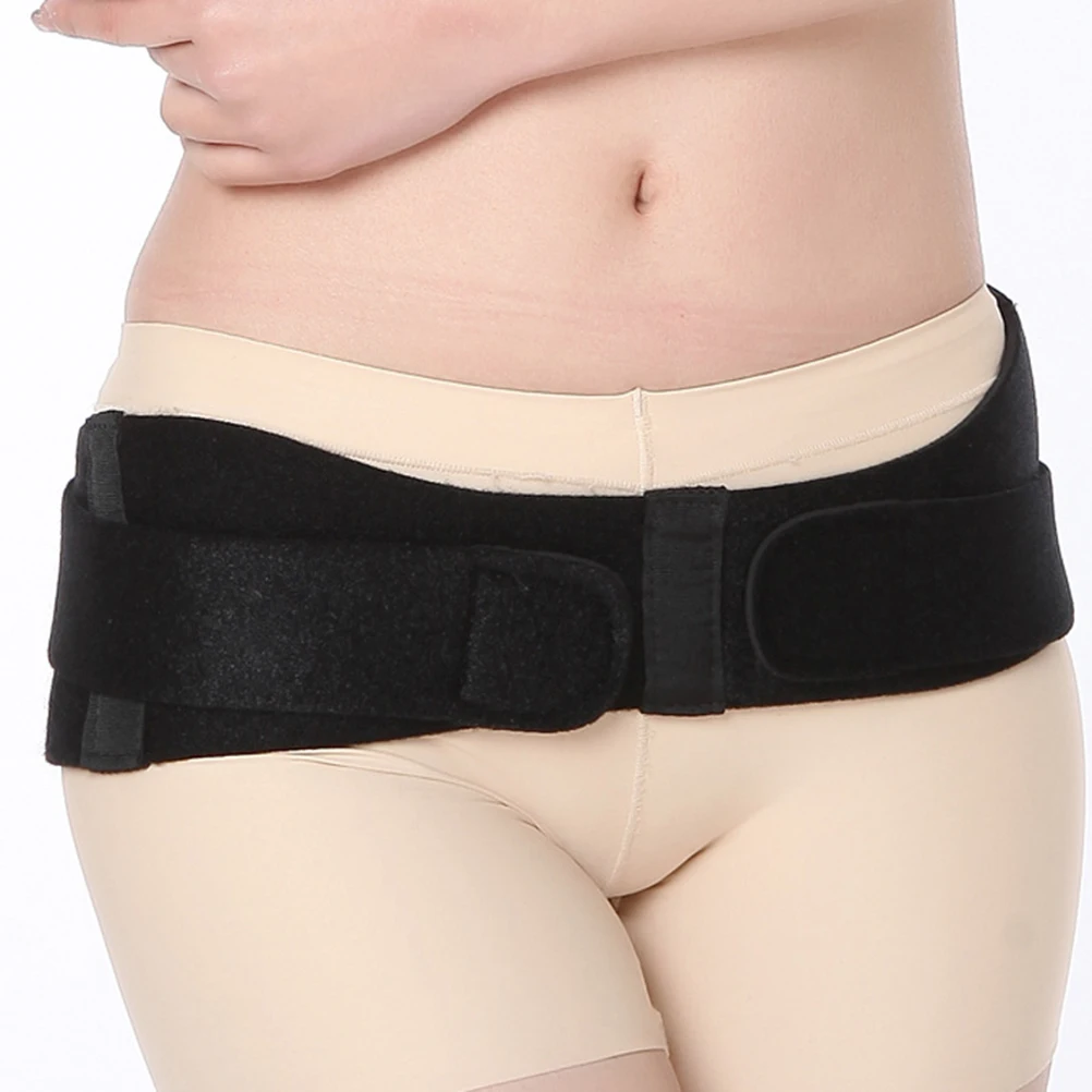 

Abdominal B Black Pelvic Correction Belt Women Tighten Belly Stabilize Hips Comfort Breathable New Mommy