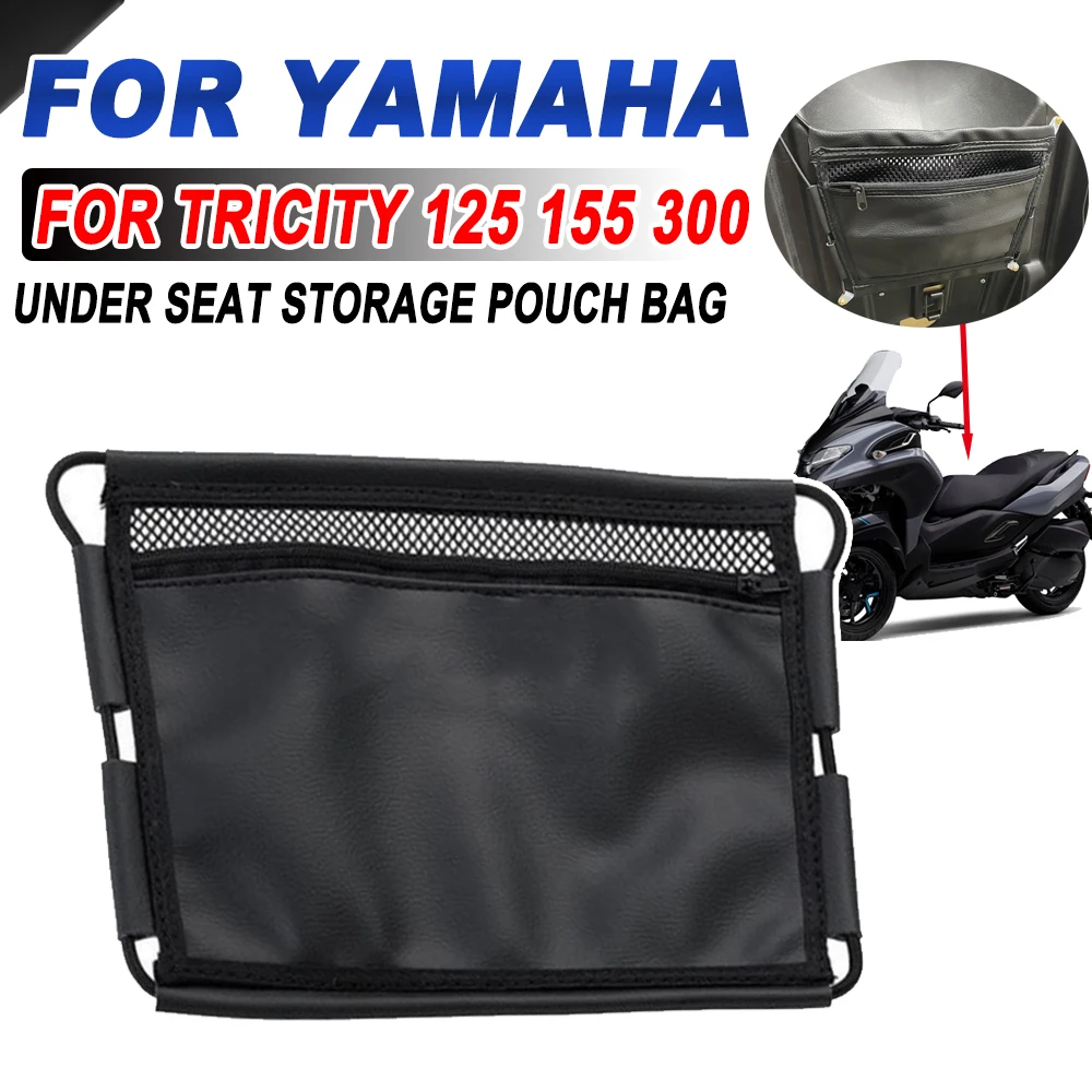 For Yamaha TRICITY 300 TRICITY300 TRICITY125 TRICITY155 Motorcycle Accessories Seat Bag Under Seat Storage Pouch Bag Organizer