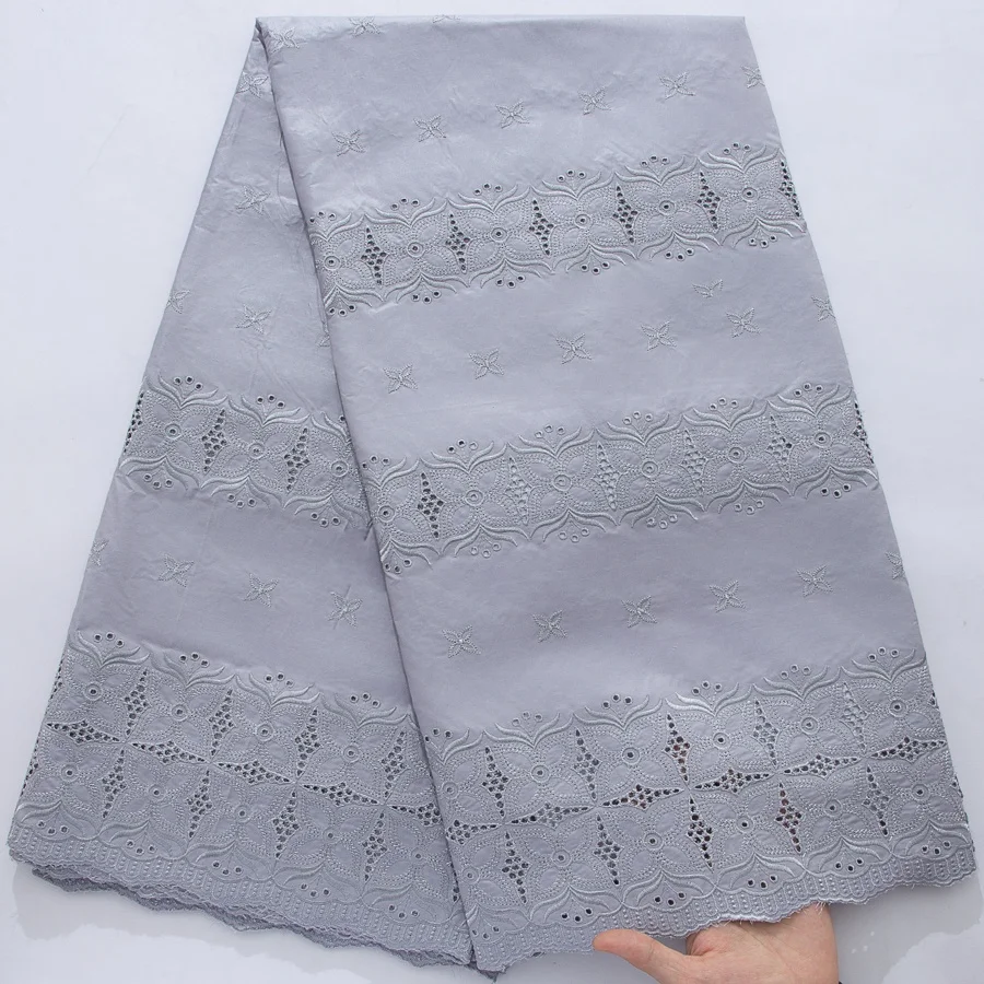 tissu-en-dentelle-de-coton-africain-pour-hommes-5-yards-gris-clair-avec-motif-floral-geometrique-pour-la-confection-de-vetements-de-senateur-et-de-costumes-traditionnels