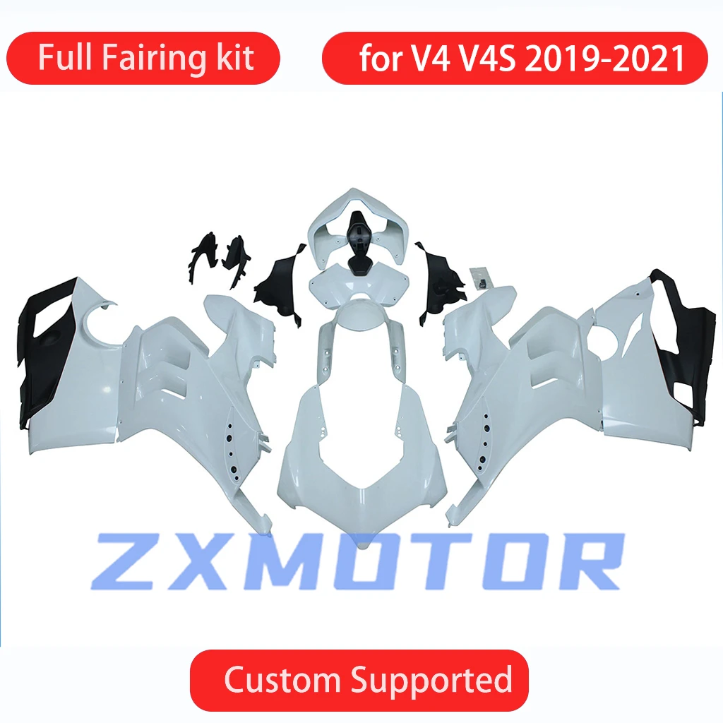 For DUCATI V4S 2019 2020 2021 Bodywork Fairings V4 19 20 21 ABS Plastic Injection Motorcycle Fairing Set