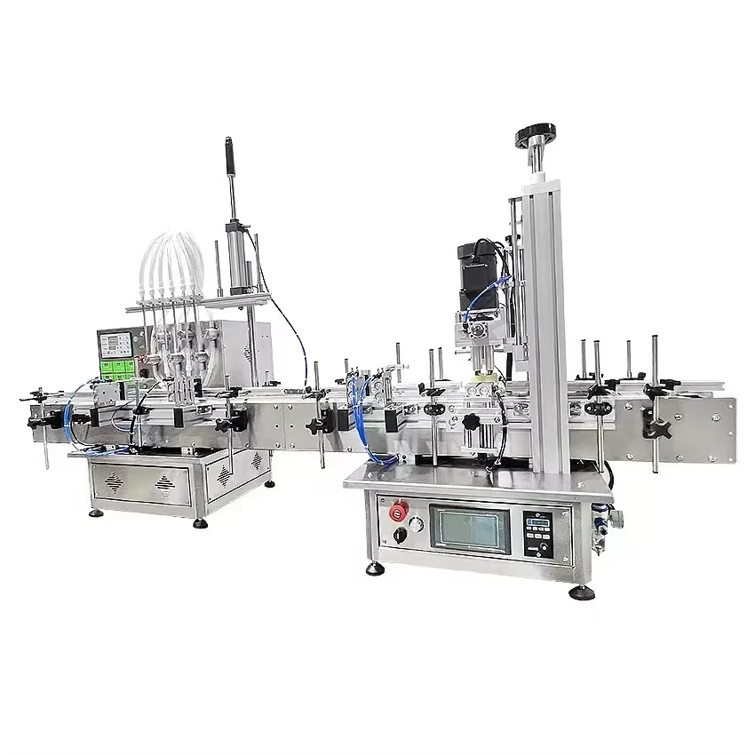High Quality Electric Automatic Filling Machine for Small Sizes Alcohol Lotion Essential Oils Mineral Water Shampoo Glass Metal