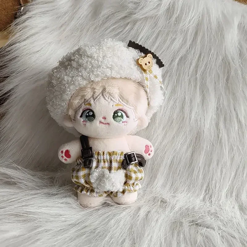 10cm cotton doll set with no attributes, normal body, super cute doll clothes